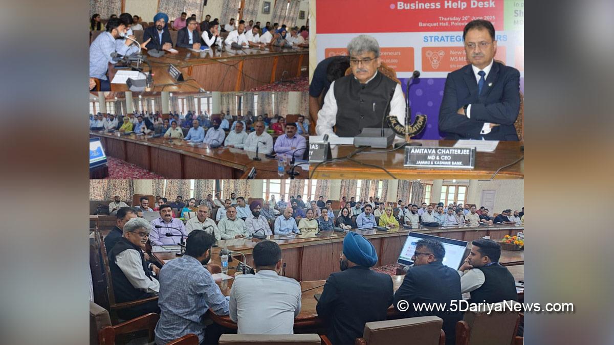 Atal Dulloo, Kashmir, Jammu And Kashmir, Jammu, Chief Secretary Kashmir, Small Business Development Unit, SBDU, Business Help Desk, BHD, Mission Yuva